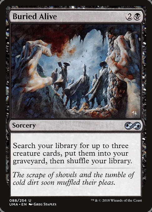 Buried Alive Ultimate Masters Magic: The Gathering card image