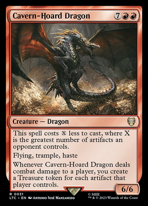Cavern-Hoard Dragon - Tales of Middle-earth Commander #31