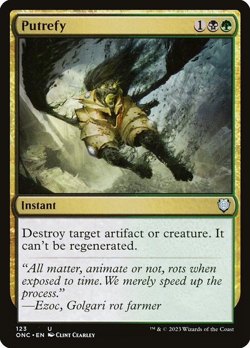Putrefy - Phyrexia: All Will Be One Commander #123