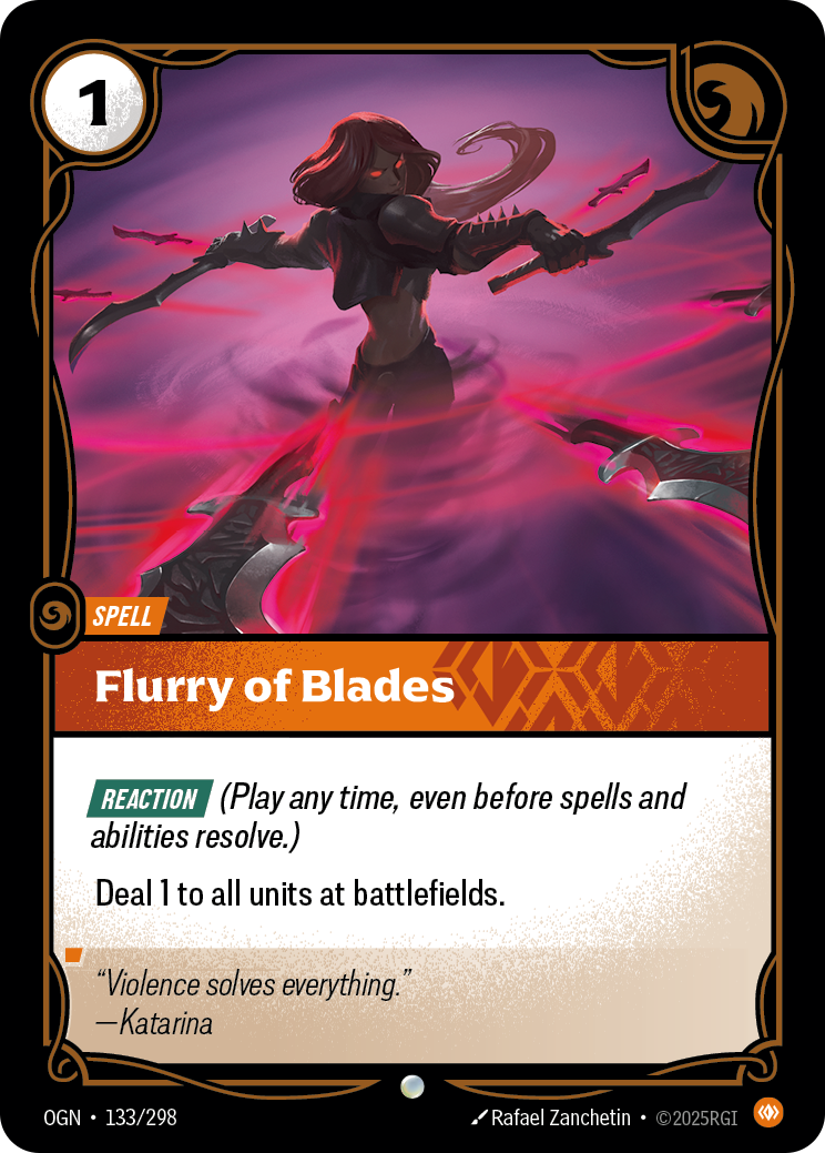 Flurry of Blades Riftbound card image