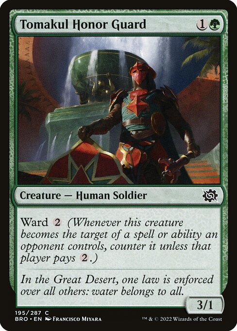 Tomakul Honor Guard - The Brothers' War #195