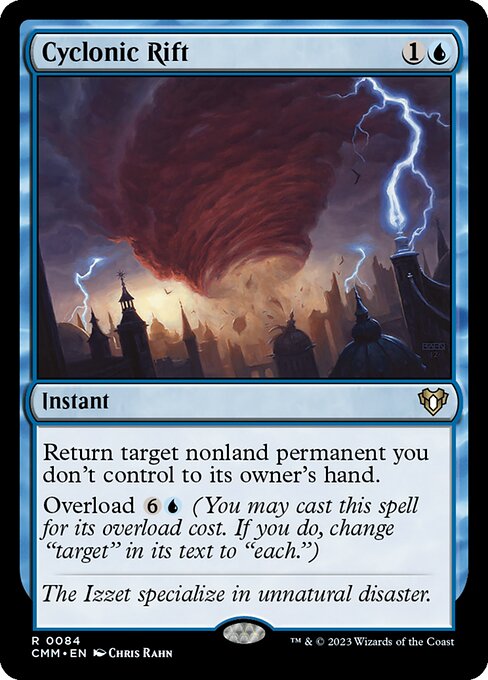 Cyclonic Rift - Commander Masters #84