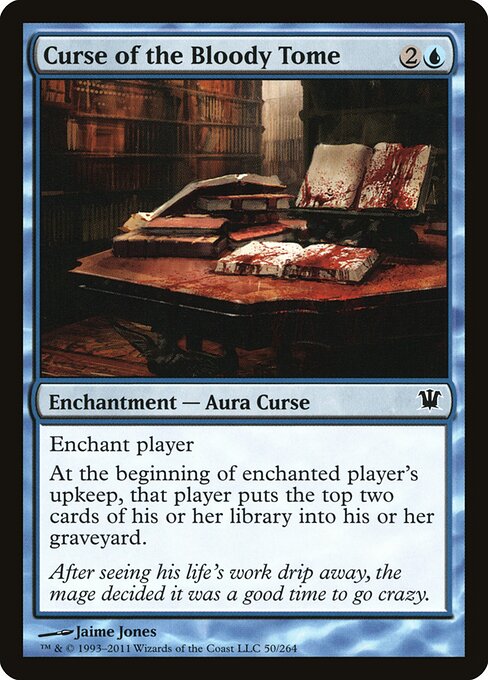 Curse of the Bloody Tome Innistrad Magic: The Gathering card image