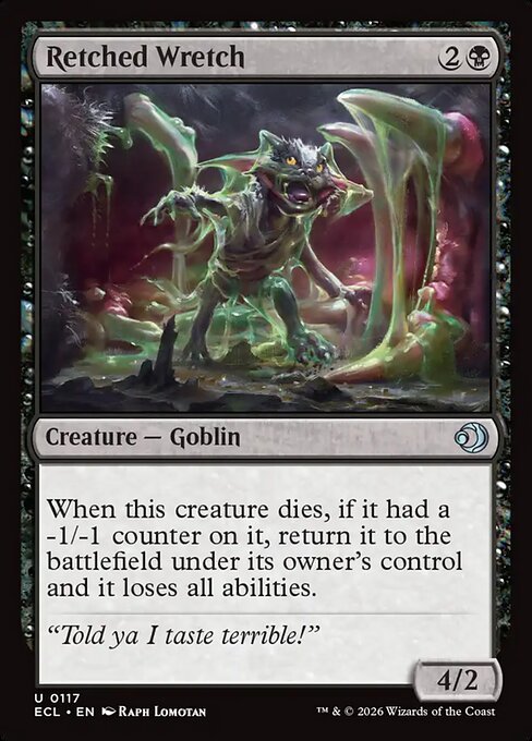 Retched Wretch - Lorwyn Eclipsed #117 Magic: The Gathering card image