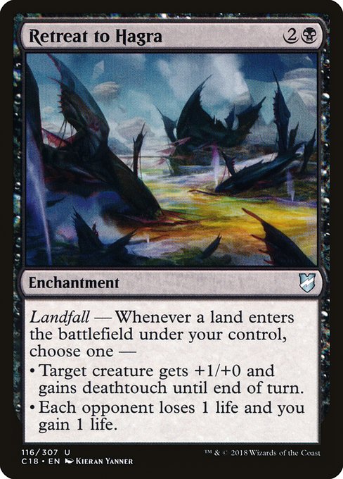 Retreat to Hagra - Commander 2018 #116