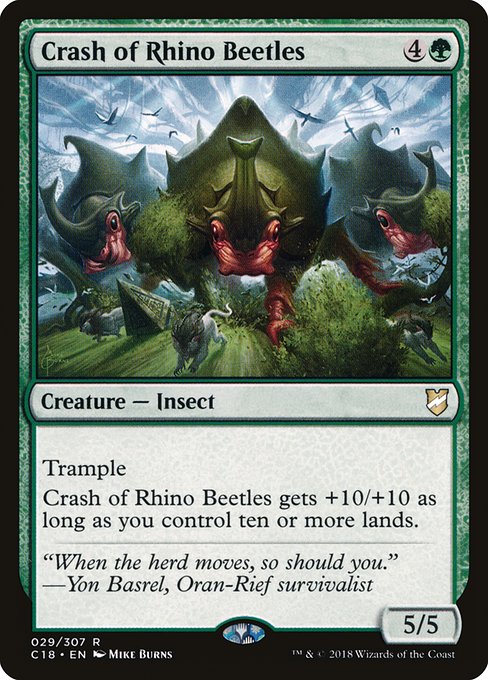 Crash of Rhino Beetles - Commander 2018 #29
