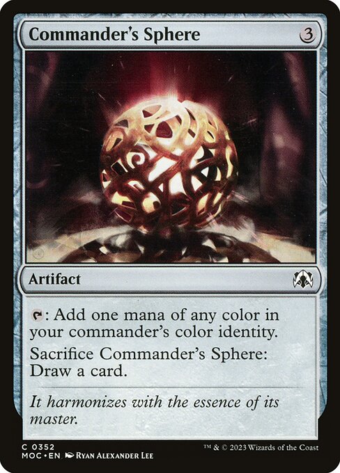 Commander's Sphere - March of the Machine Commander #352