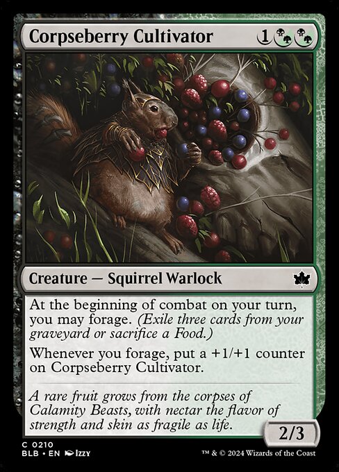 Corpseberry Cultivator - Bloomburrow #210