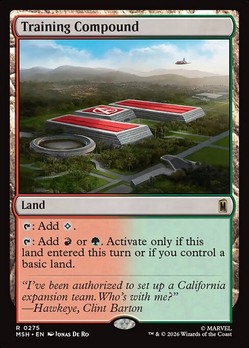 Training Compound Marvel Super Heroes Magic: The Gathering card image
