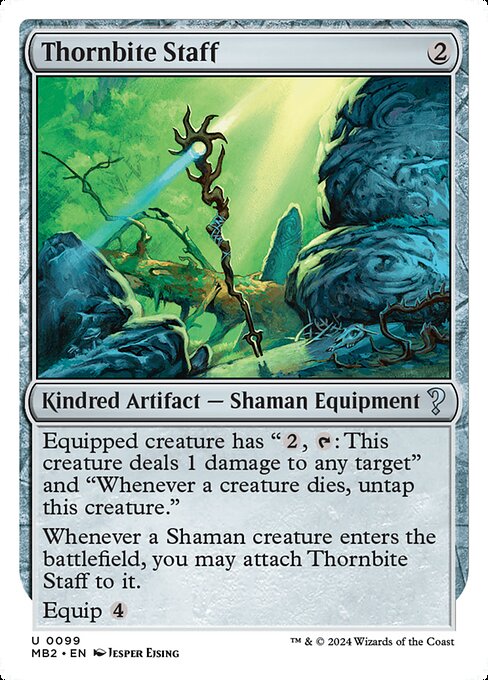 Thornbite Staff - Mystery Booster 2 #99