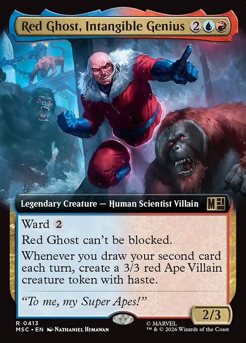 Red Ghost, Intangible Genius Marvel Super Heroes Commander Magic: The Gathering card image