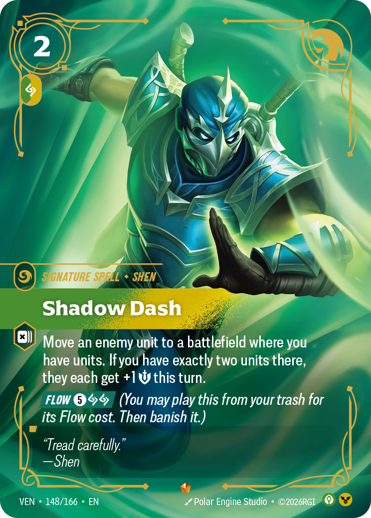 Shadow Dash Riftbound card