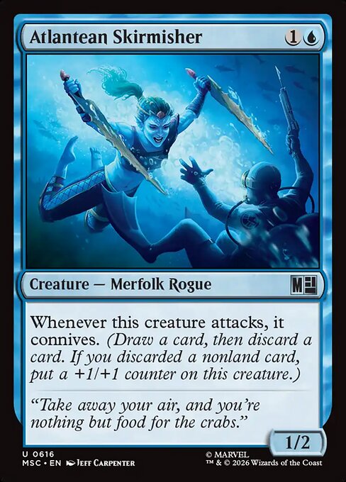 Atlantean Skirmisher - Marvel Super Heroes Commander #616 (Foil)
