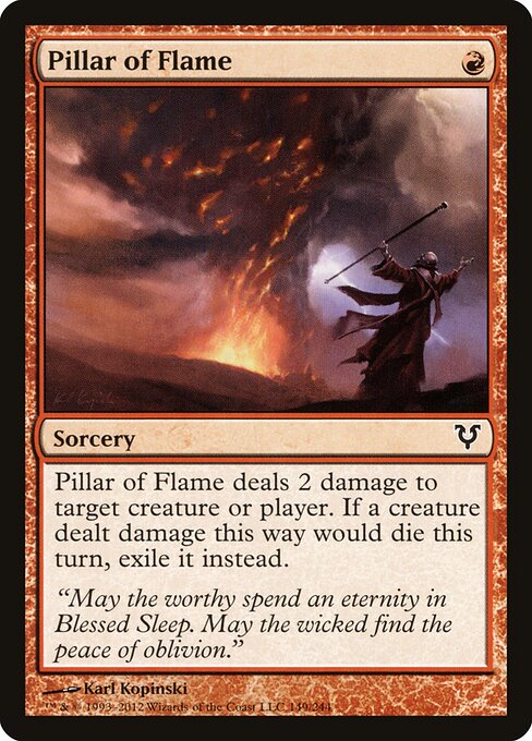 Pillar of Flame Avacyn Restored Magic: The Gathering card image