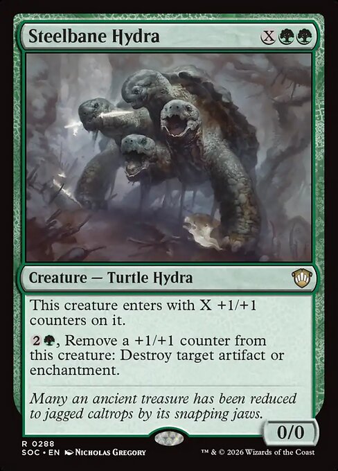 Steelbane Hydra - Secrets of Strixhaven Commander #288