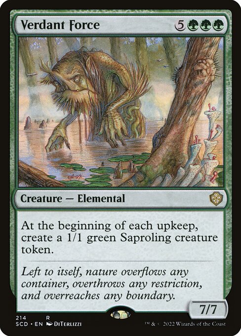 Verdant Force Starter Commander Decks Magic: The Gathering card image