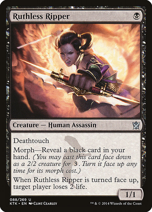 Ruthless Ripper - Khans of Tarkir #88