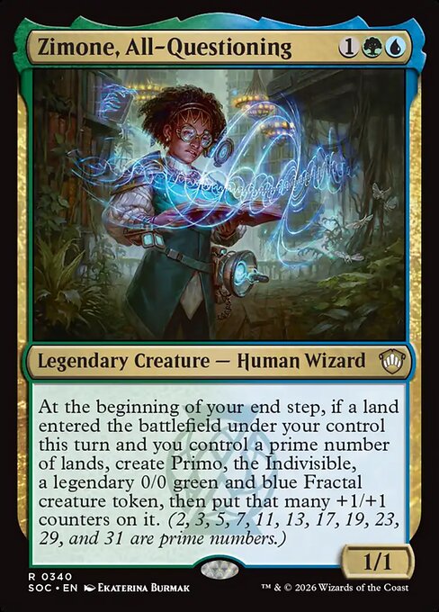 Zimone, All-Questioning - Secrets of Strixhaven Commander #340