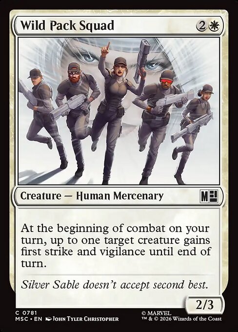 Wild Pack Squad - Marvel Super Heroes Commander #781 (Foil)