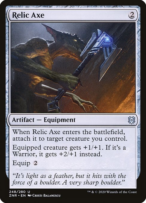 Relic Axe - Zendikar Rising #248