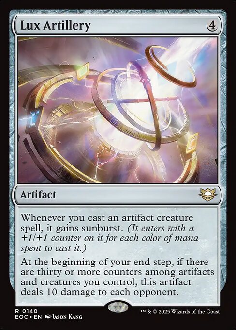 Lux Artillery - Edge of Eternities Commander #140
