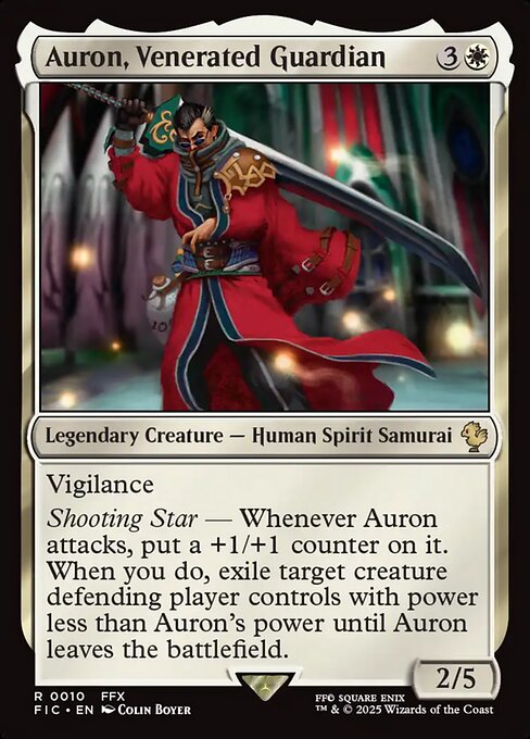 Auron, Venerated Guardian - Final Fantasy Commander #10