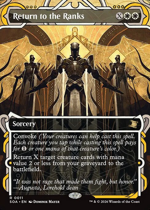 Return to the Ranks - Secrets of Strixhaven Mystical Archive #11