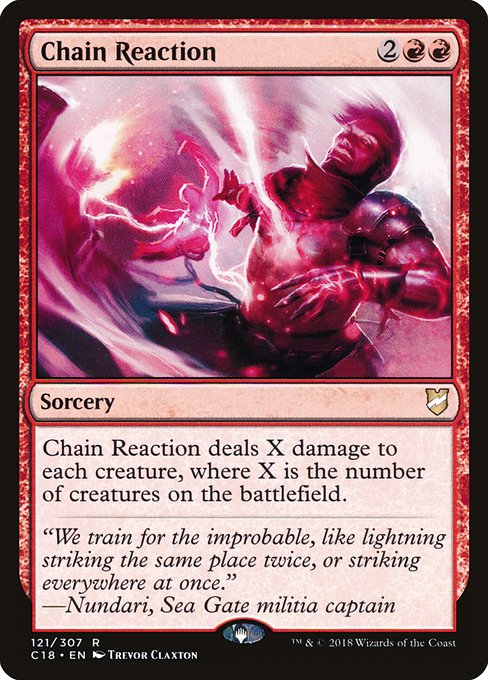 Chain Reaction - Commander 2018 #121