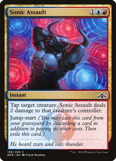 Sonic Assault - Guilds of Ravnica #199 Magic: The Gathering card image