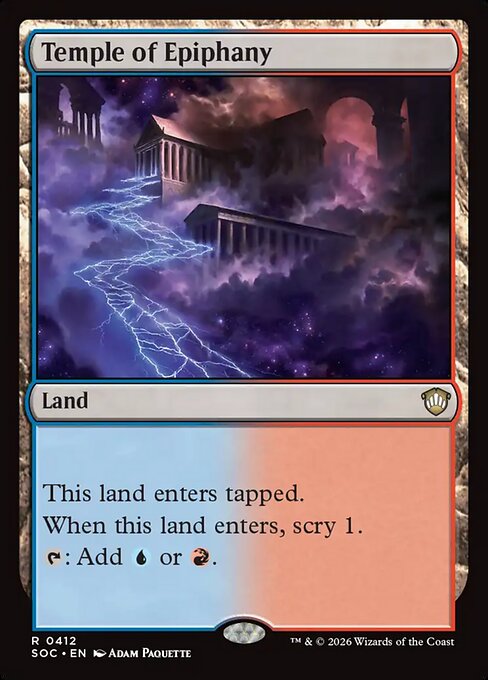 Temple of Epiphany - Secrets of Strixhaven Commander #412