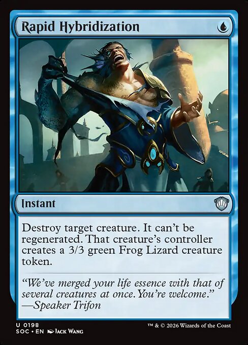 Rapid Hybridization - Secrets of Strixhaven Commander #198