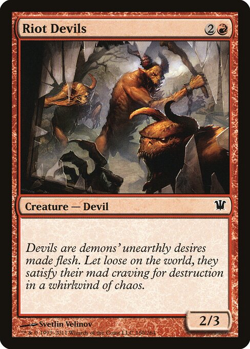 Riot Devils Innistrad Magic: The Gathering card image
