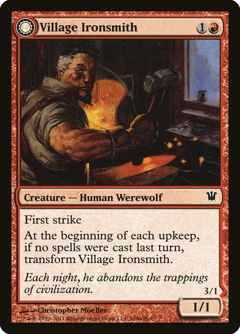 Village Ironsmith Innistrad Magic: The Gathering card image