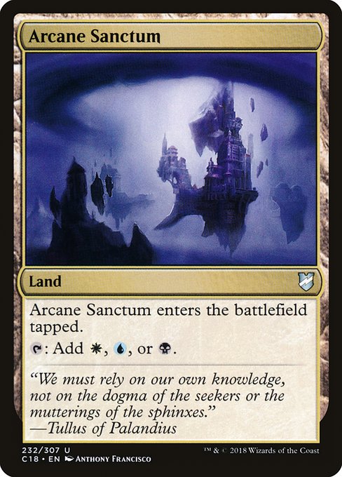 Arcane Sanctum - Commander 2018 #232