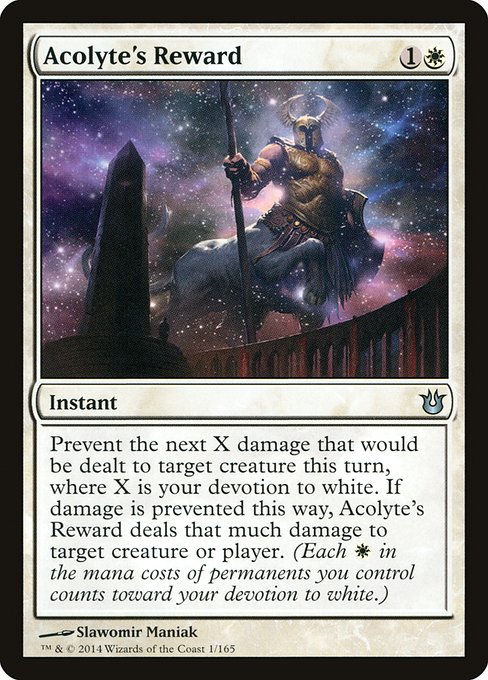 Acolyte's Reward - Born of the Gods #1