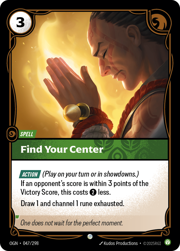 Find Your Center Riftbound card image