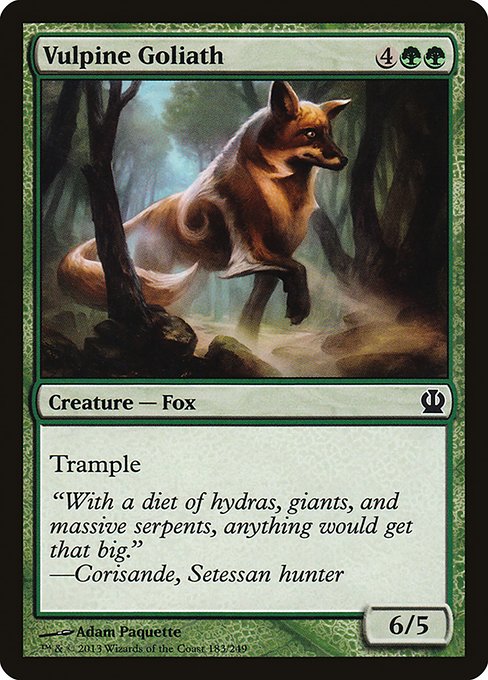 Vulpine Goliath - Theros #183