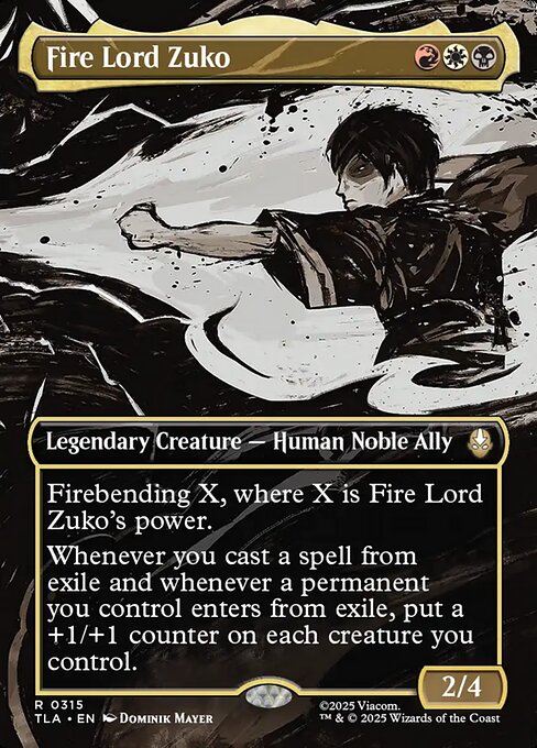 Fire Lord Zuko - Avatar: The Last Airbender #315