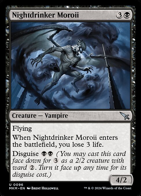 Nightdrinker Moroii Murders at Karlov Manor Magic: The Gathering card image