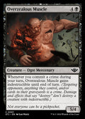 Overzealous Muscle Outlaws of Thunder Junction Magic: The Gathering card image