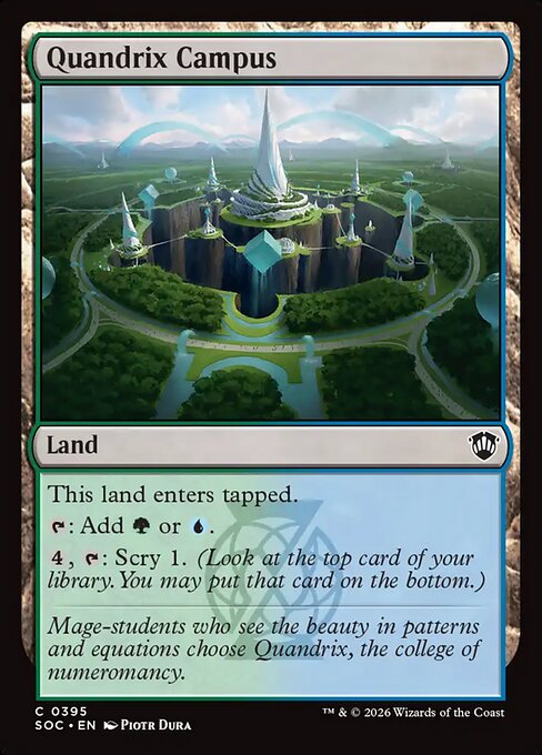Quandrix Campus - Secrets of Strixhaven Commander #395
