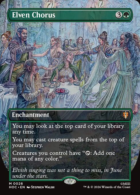 Elven Chorus - The Hobbit Eternal #26 - Near Mint - Foil
