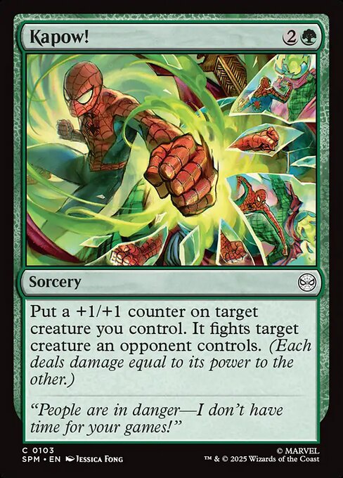 Kapow! - Marvel's Spider-Man #103 Magic: The Gathering card image