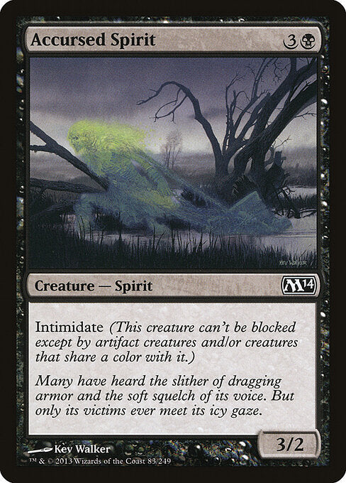 Accursed Spirit Magic 2014 Magic: The Gathering card image