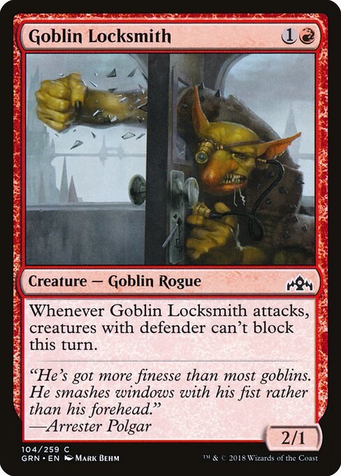Goblin Locksmith Guilds of Ravnica Magic: The Gathering card image