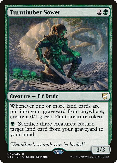 Turntimber Sower - Commander 2018 #35