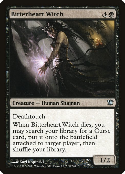 Bitterheart Witch - Innistrad #88