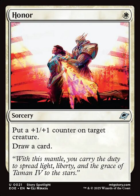 Honor - Edge of Eternities #21
