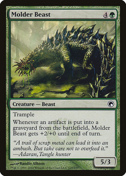 Molder Beast - Scars of Mirrodin #125 Magic: The Gathering card image
