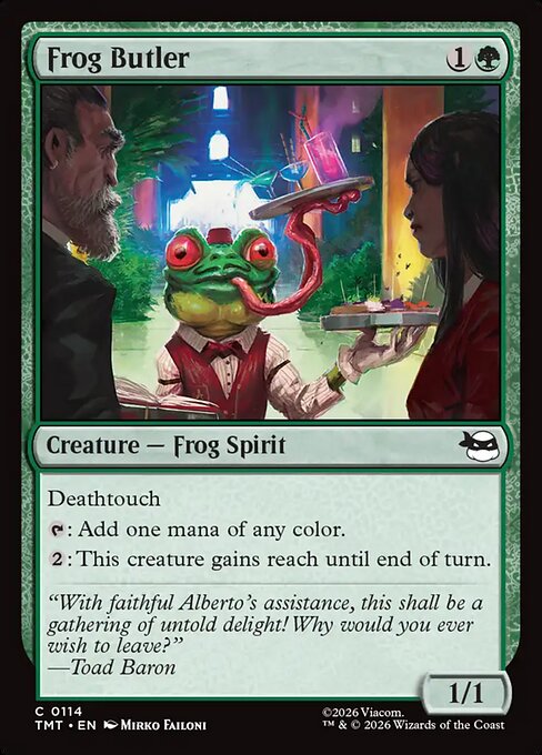 Frog Butler - Teenage Mutant Ninja Turtles #114